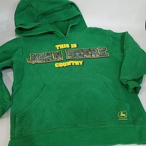 John Deere Shirts & Tops - John Deere Country Green Hoodie Sweater 8 S John Deere Shirts & Tops - John Deere Country Green Hoodie Sweater 8 S